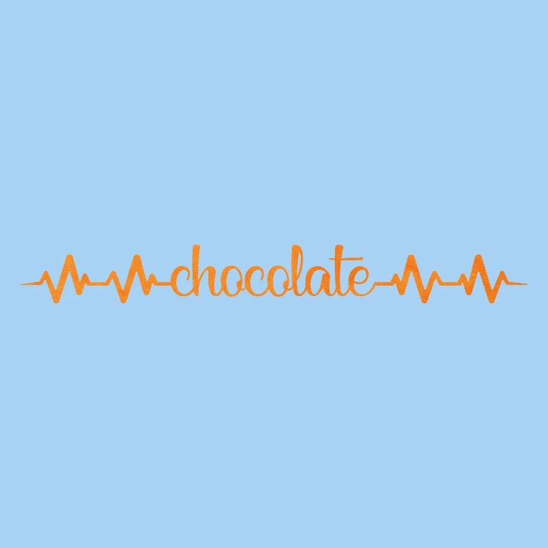 Heartbeat Chocolate Pattern