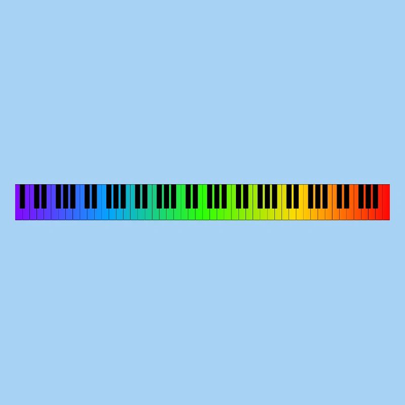 Rainbow keyboard