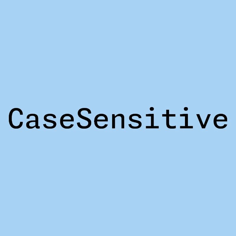CaseSensitive Developer Humor