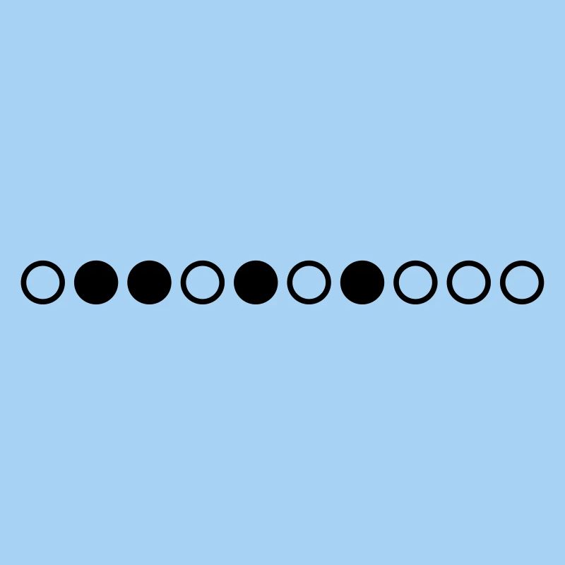 Nerdy Design "Primzahlen" bis 10