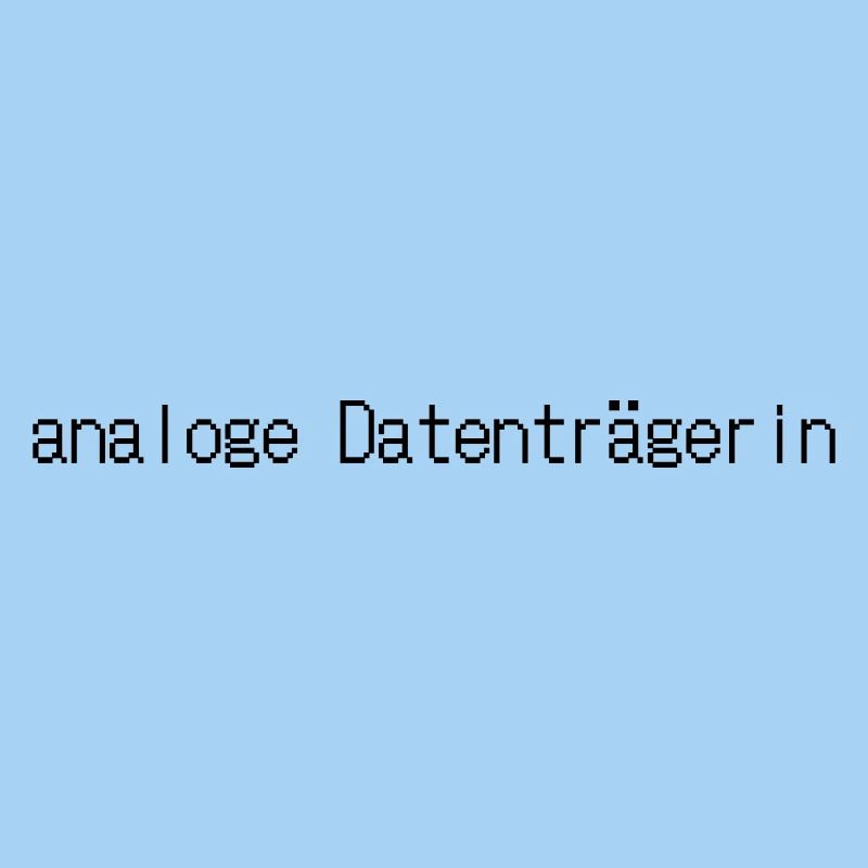 analoge Datenträgerin
