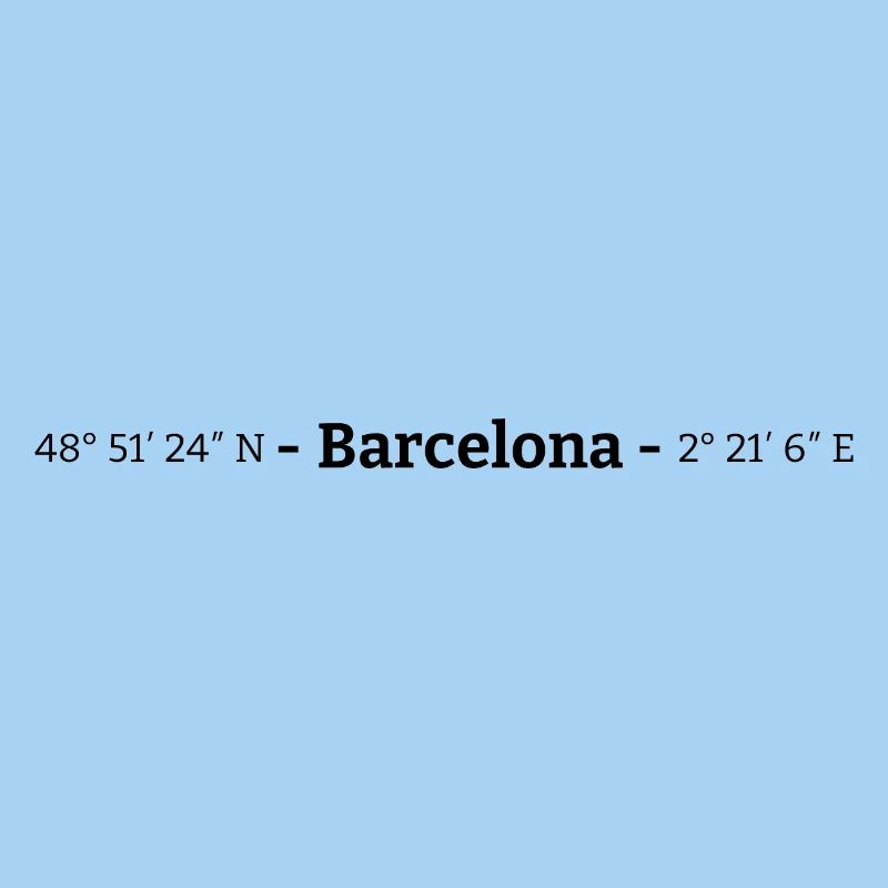 Coordinates Barcelona