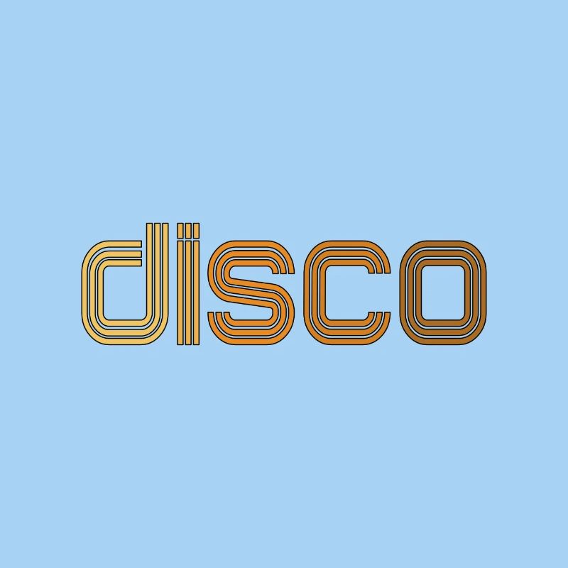 Disco Neon Line Logo