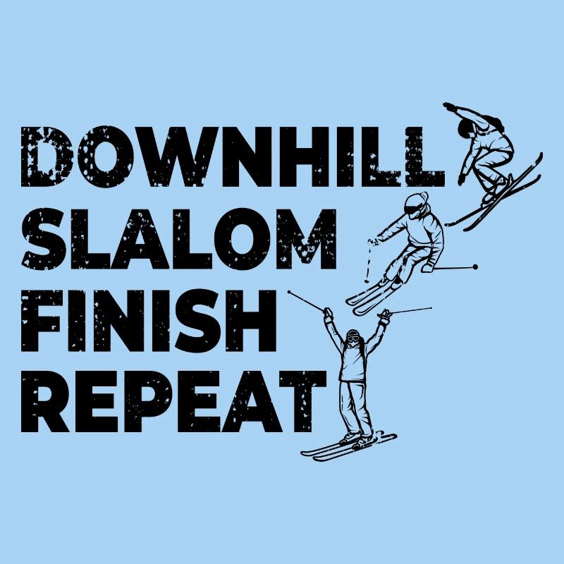 Downhill Slalom Finish Repeat