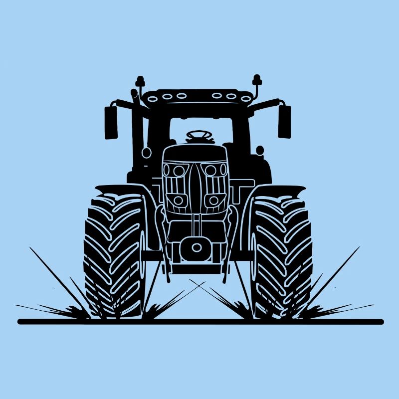 Tractor through mud