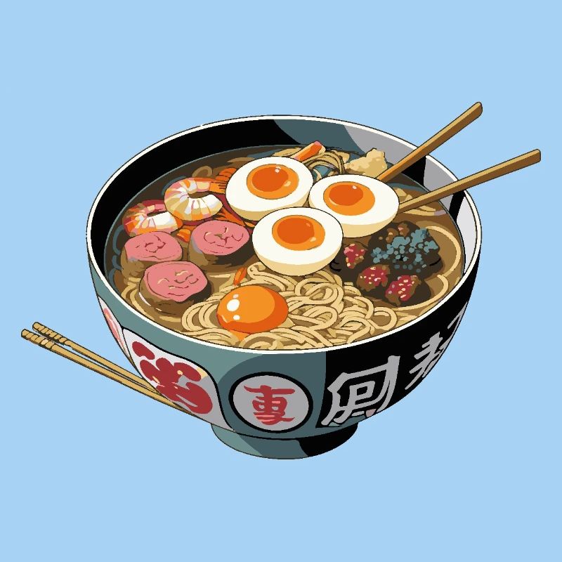 Ramen Bowl Kunstdruck