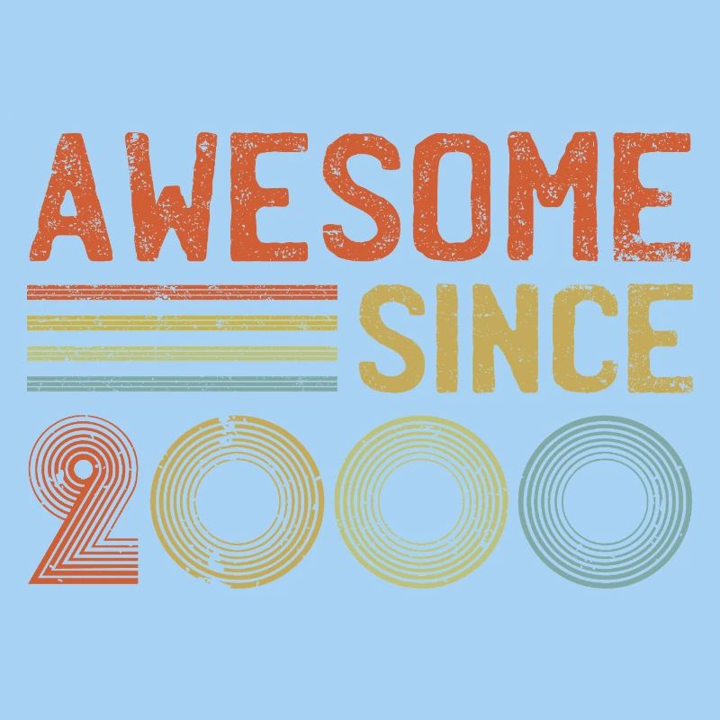 Retro 2000s Vibrant Celebration Design