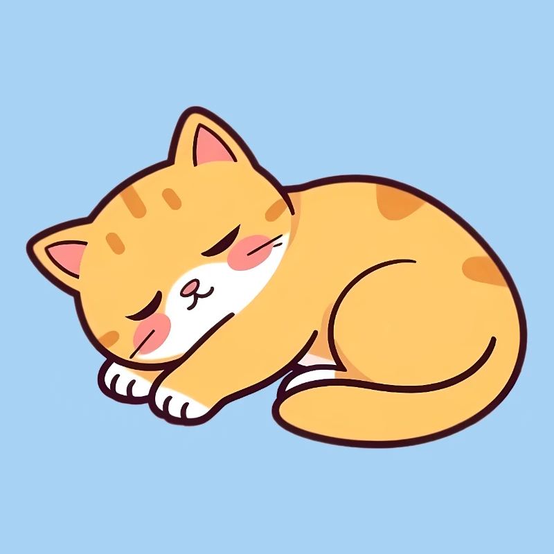 sleeping cat