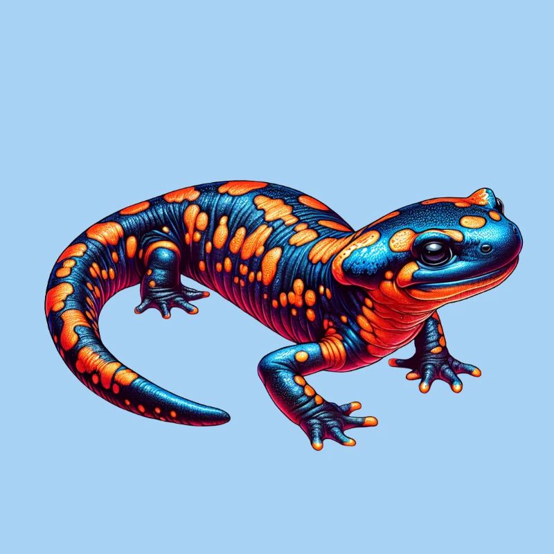 Neon Salamander Kaleidoskop