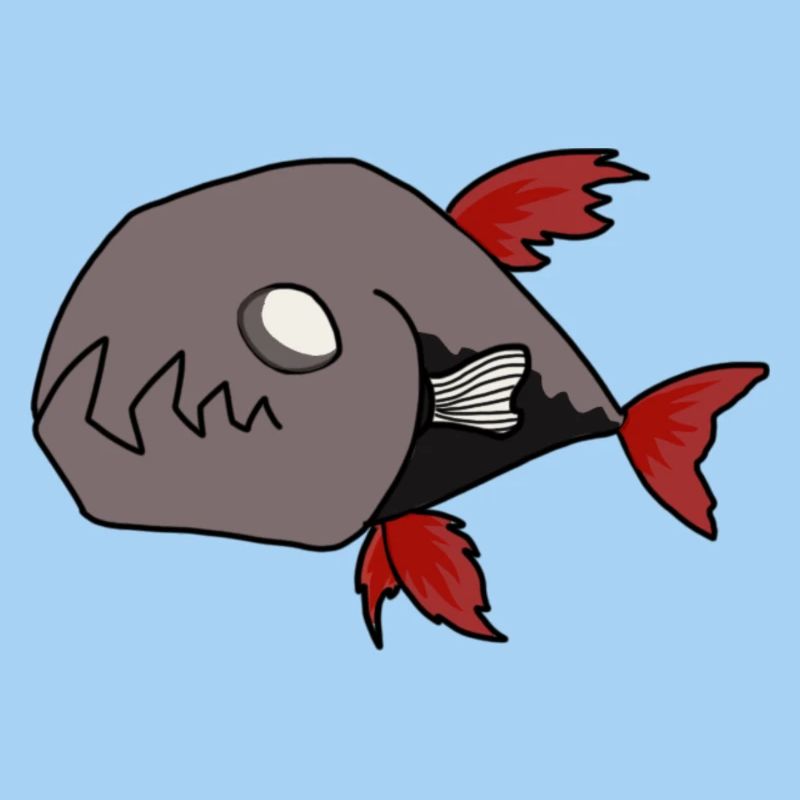 Schwarzer Fisch