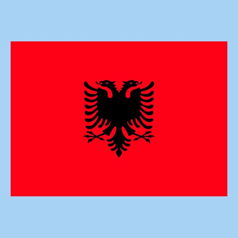 Albanie - drapeau