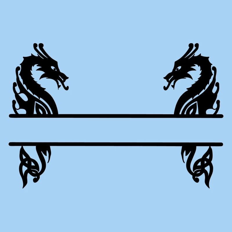 Wikinger zwei Drachen