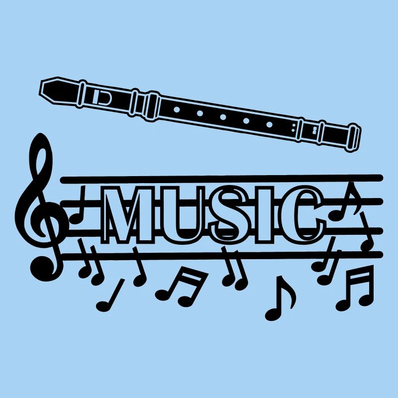Blockflöten-Musik-Logo