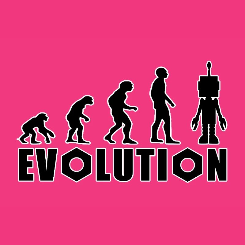 Evolution von Mensch zu Android