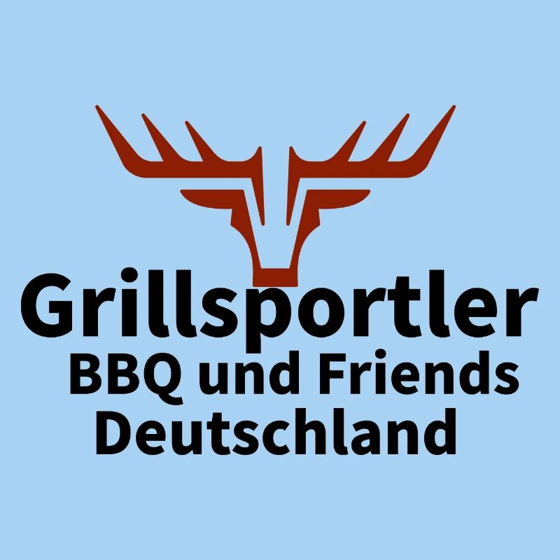 Hirschkopf Silhouette Rust