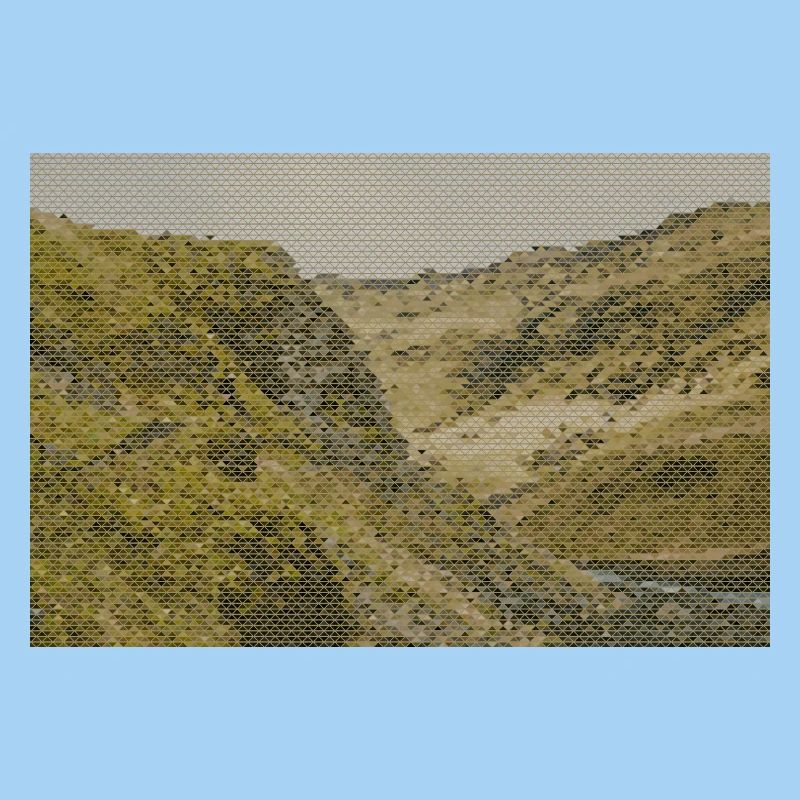 Geometric Mesh Canyon