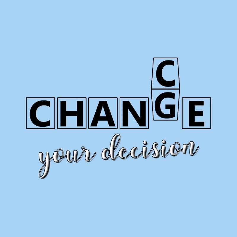 Your Decision Schriftzug