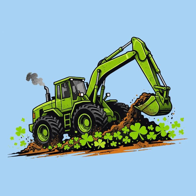 St. Patricks Day Bagger-Konstruktion
