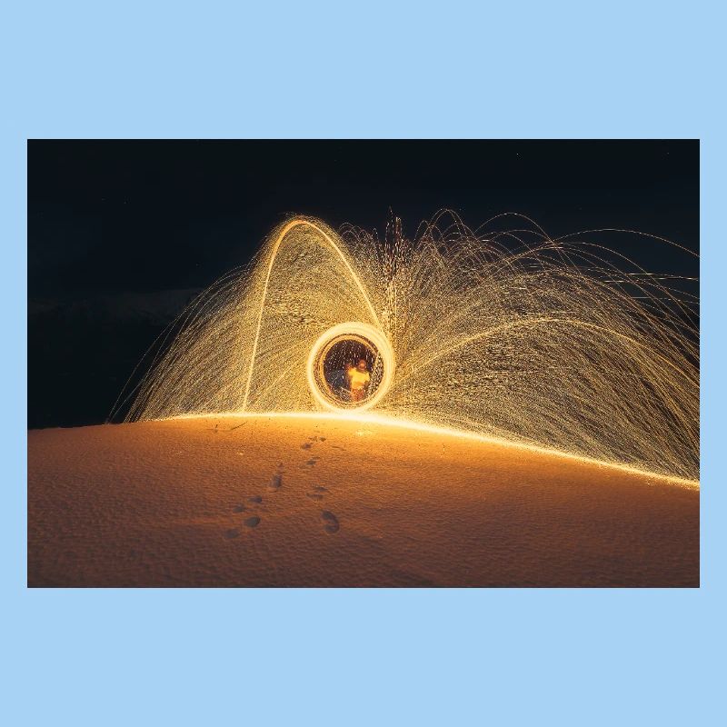 Flaming Steel Wool	