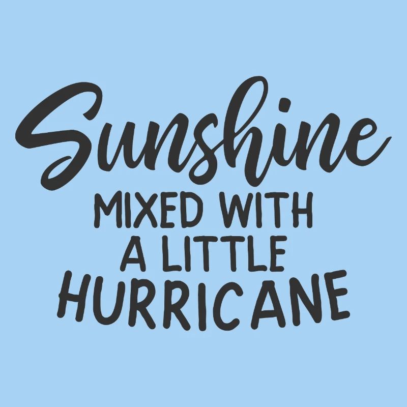 Soleil mêlé à un petit ouragan