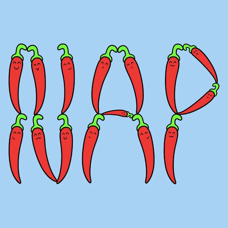 Chilischoten Nickerchen