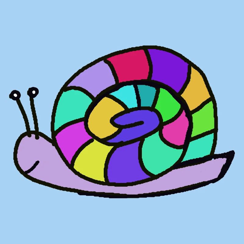Mosaic Snail Shell