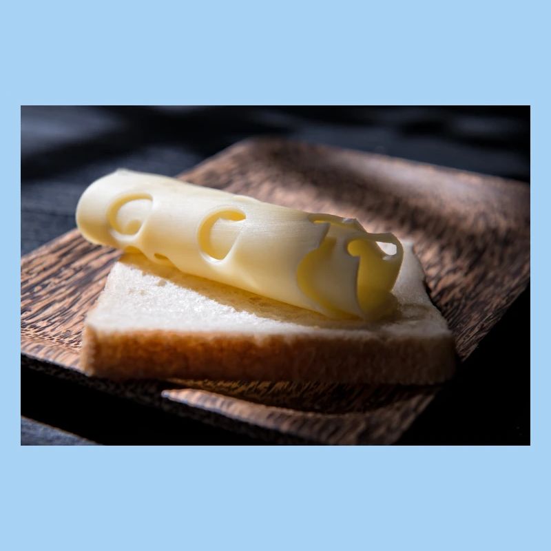Boucle de fromage sur toast