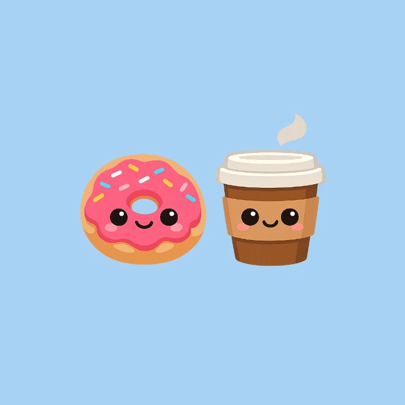 Donut- und Kaffeefreunde