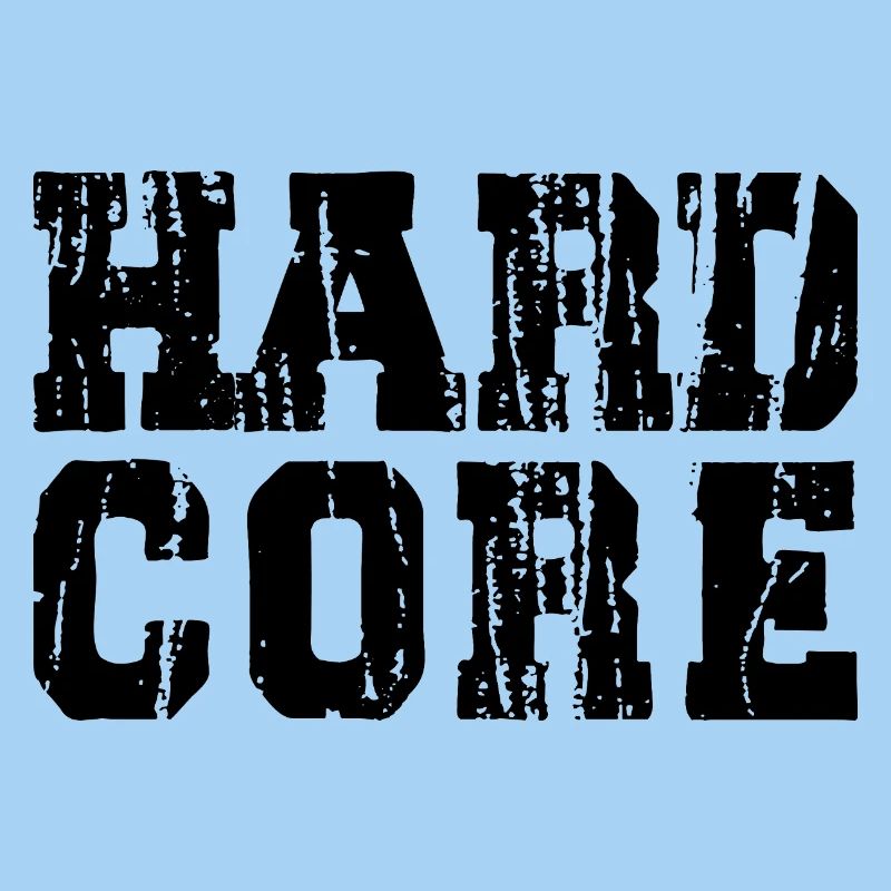 Hardcore Diuseded et Bold Typography logo