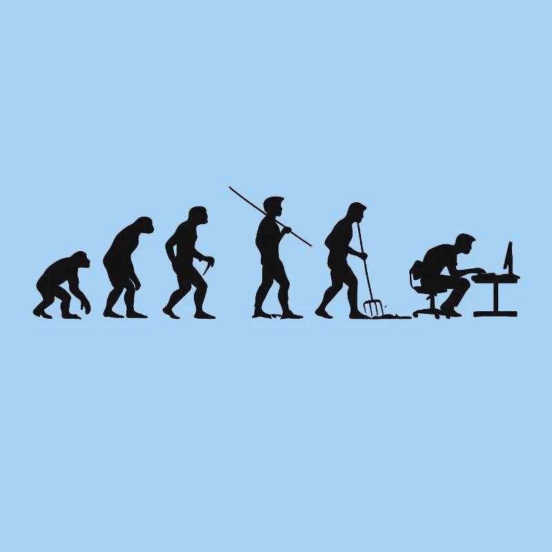 Programmierer Computerfreak Evolution
