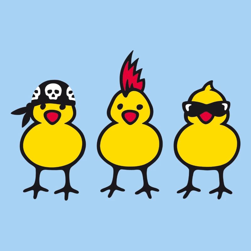 three chicks (b)
