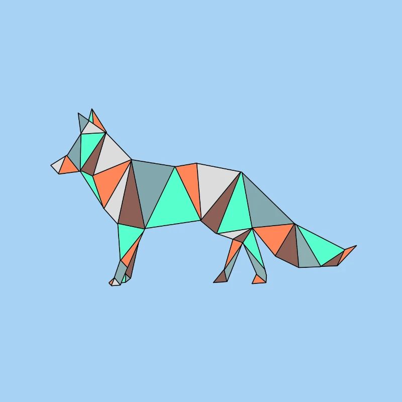 Fox painted