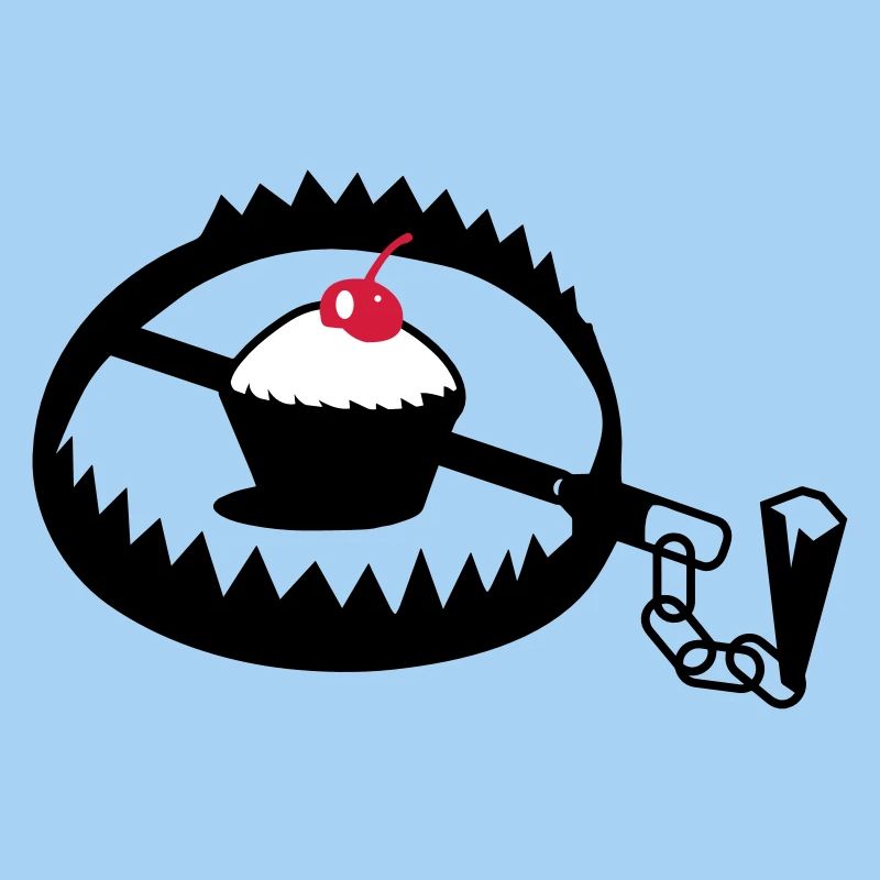 Fangeisen mit Cupcake