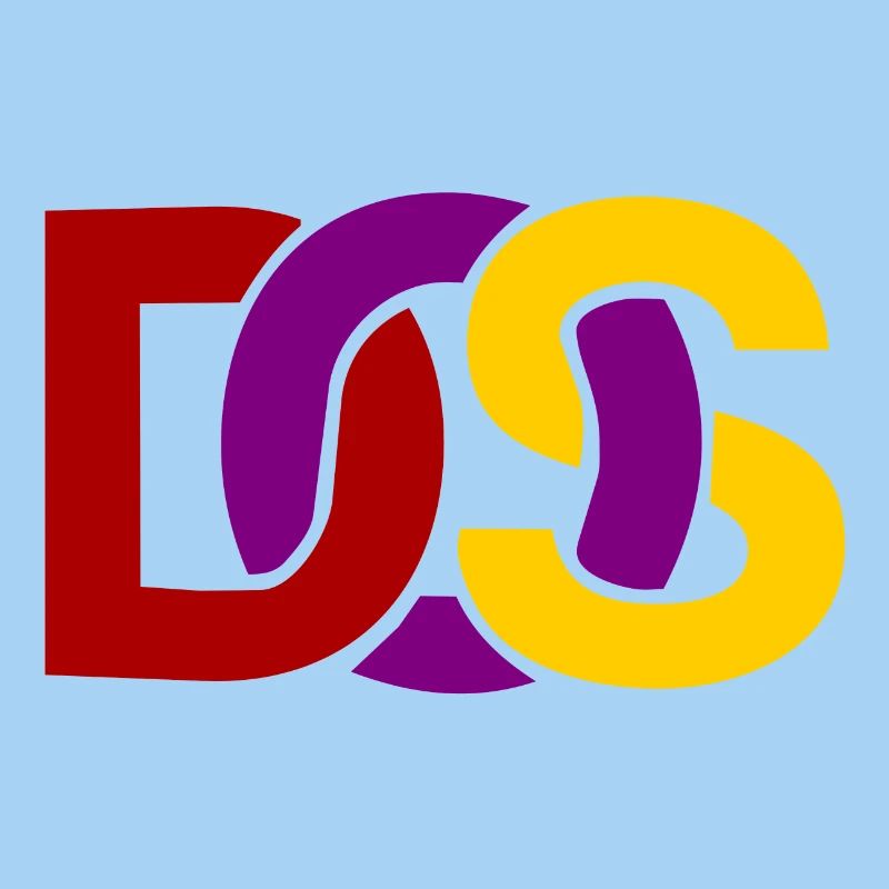Retro MS DOS Logo