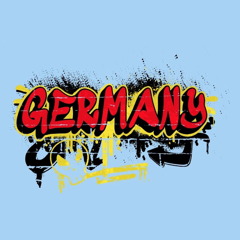 Germany Graffiti Flags Design