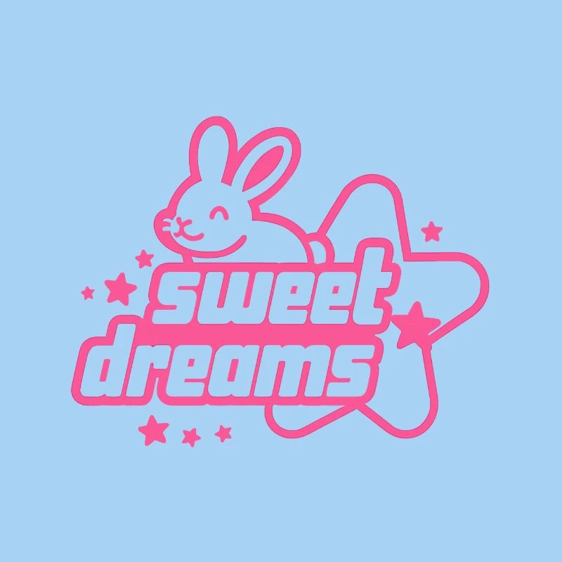Sweet Dreams Neon Bunny