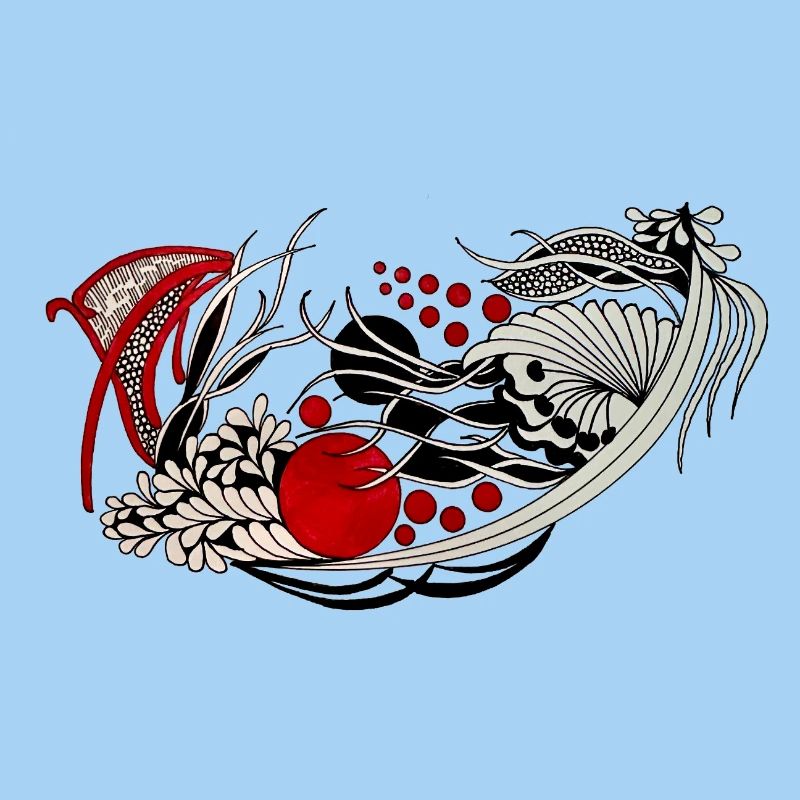 Flowing Flower Shell Waves