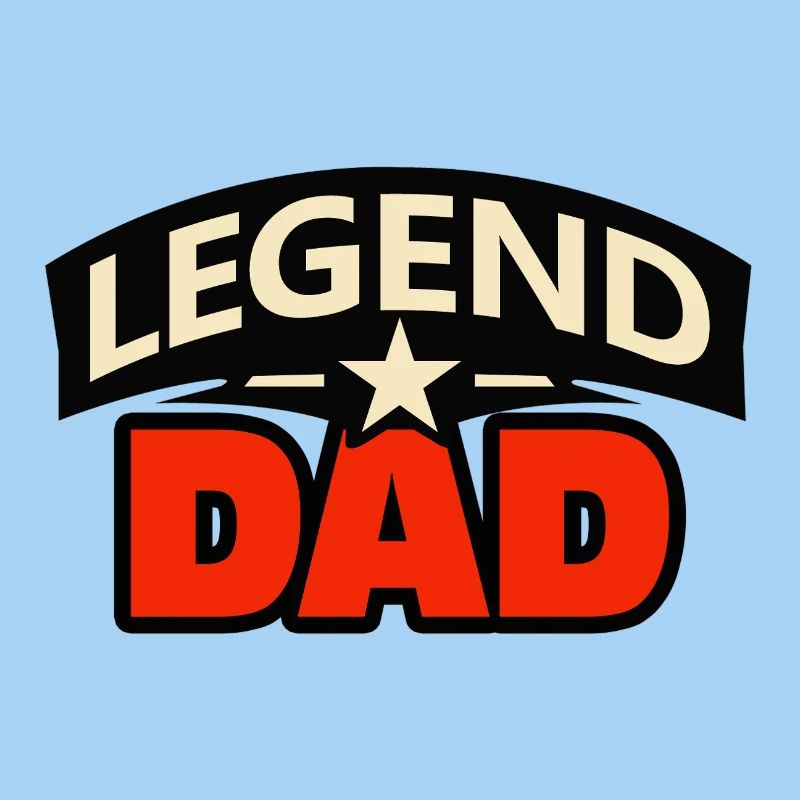 Legend dad – Funny Father Design