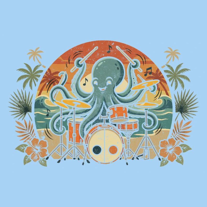 Percussionniste Tropical Octopus