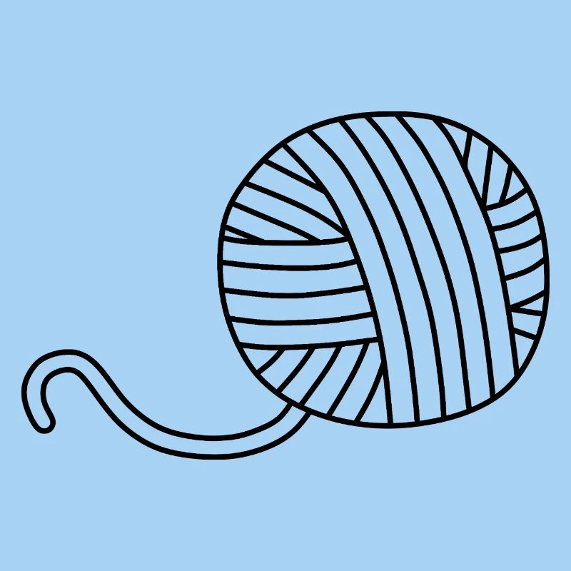 Garnknäuel-Illustration