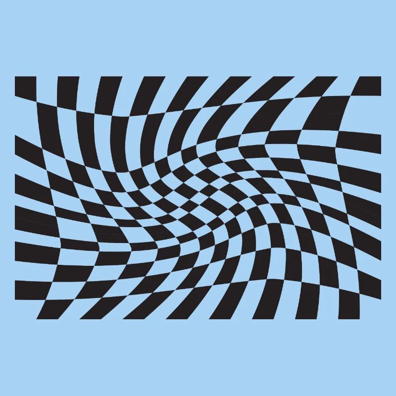 Warped Checker Optische Spirale