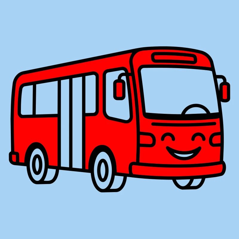 Dessin animé de bus