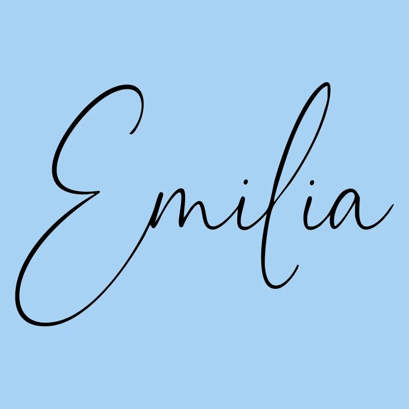 Emilia / Conception d’écriture manuscrite personnalisée