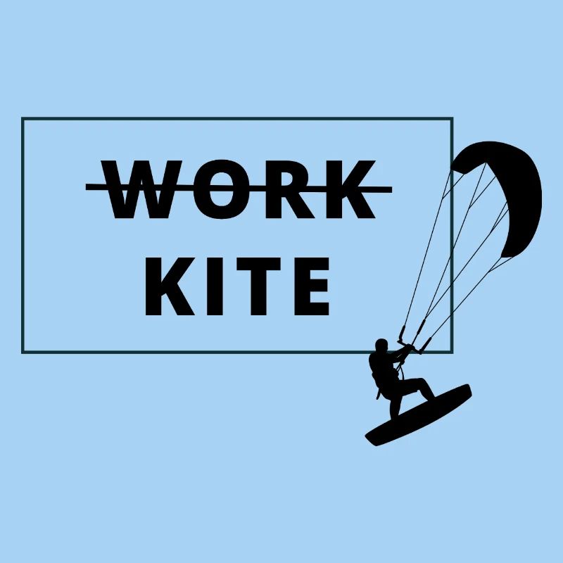 Kitesurf, pas de travail - kite