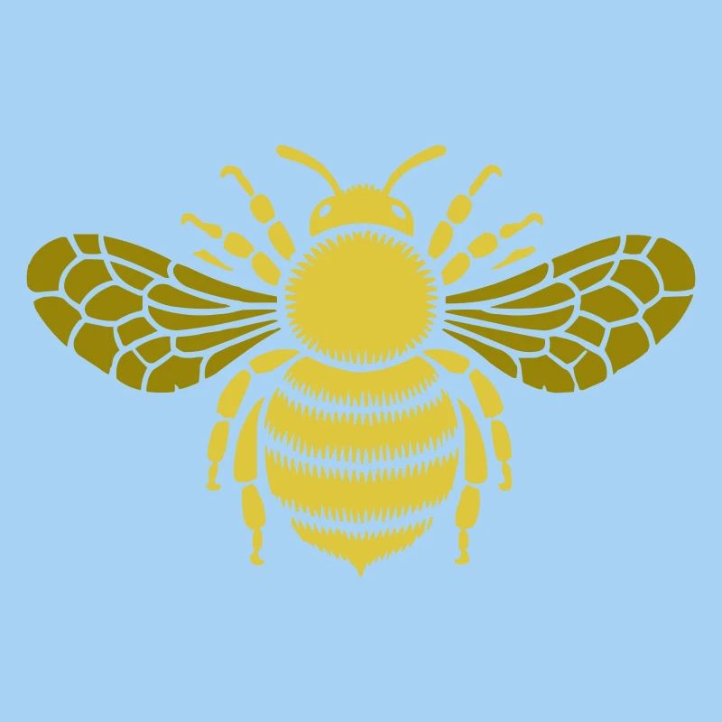 Golden Bee Pattern