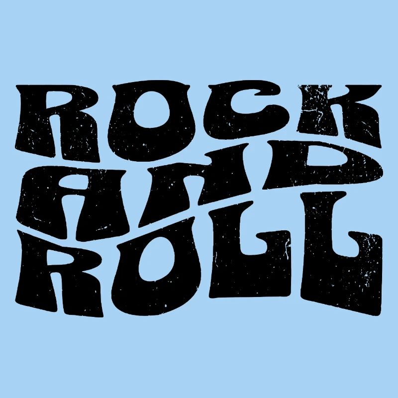 Conception du logo Rock and Roll