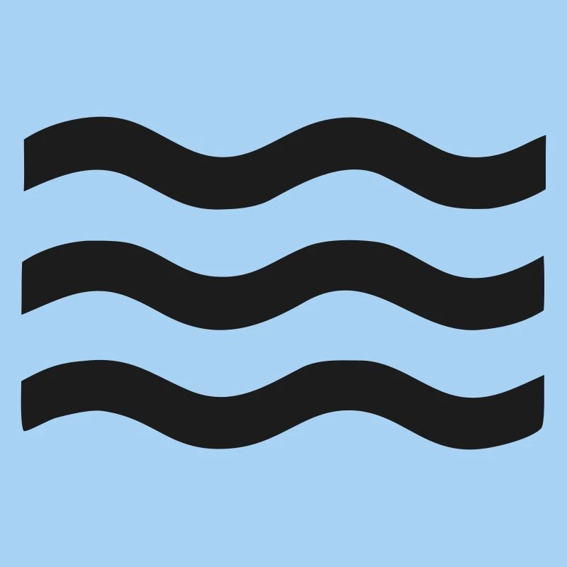 Vagues Noires Minimalistes