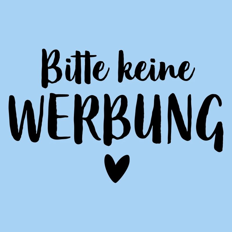 Bitte keine Werbung Herz Briefkasten
