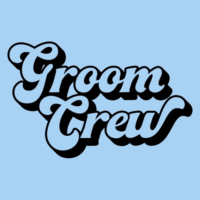 Groom Crew Squad Bachelor Party Men Matching Group