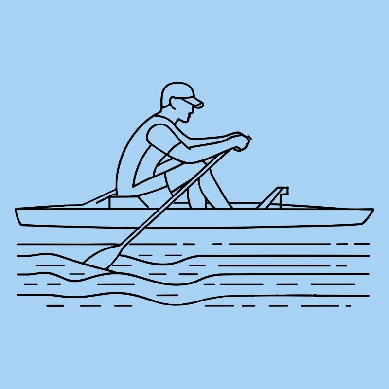 Rower Drawing